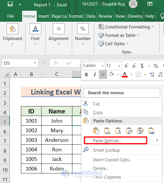How to Create an Excel Data Connection to Another Excel File 3 Methods