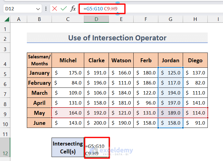 How to Find Intersection of Two Lists in Excel (3 Easy Methods)