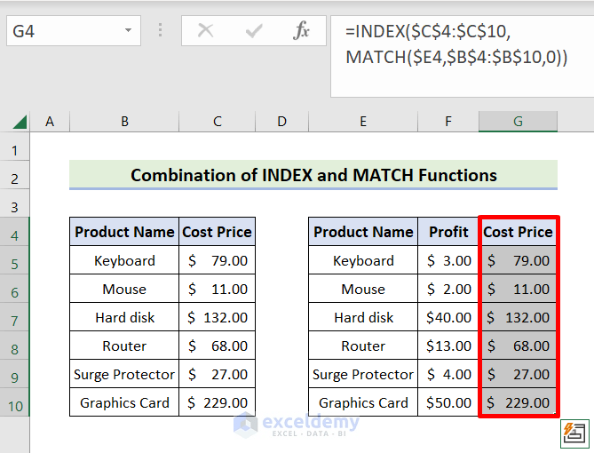 How to Create Union of Two Tables in Excel 6 Simple Methods