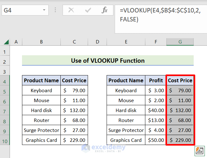 How to Create Union of Two Tables in Excel 6 Simple Methods