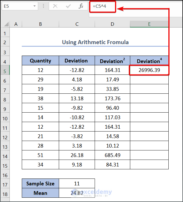 How to Calculate Kurtosis in Excel (2 Methods) ExcelDemy