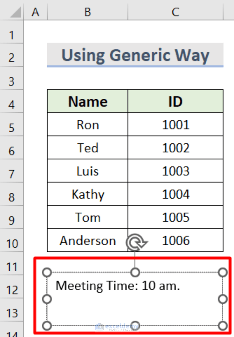How to Delete Text Box in Excel (3 Easy Ways) ExcelDemy