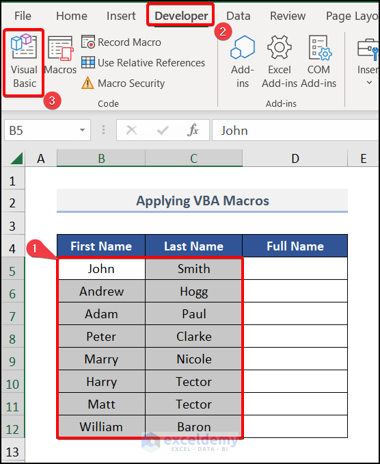 How to Join Names in Excel (7 Quick Methods) ExcelDemy