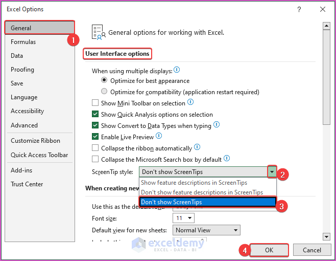 How to Remove Tooltip in Excel (3 Quick Ways) ExcelDemy
