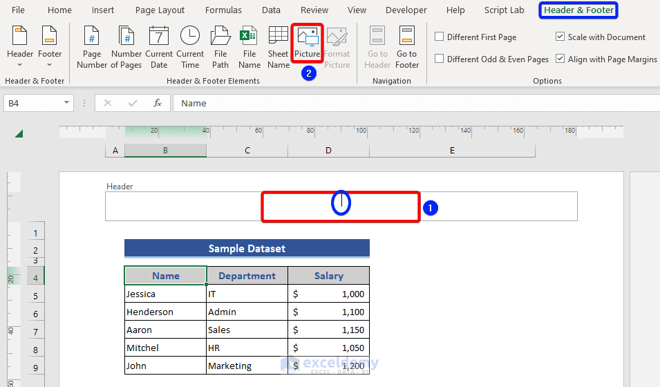 Add Background Image Watermark in Excel (with Easy Steps)