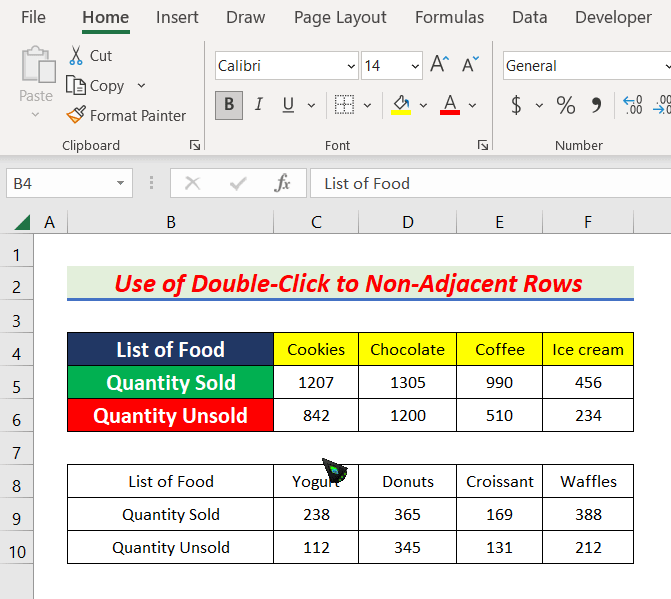 How to Use Format Painter for Multiple Rows in Excel ExcelDemy