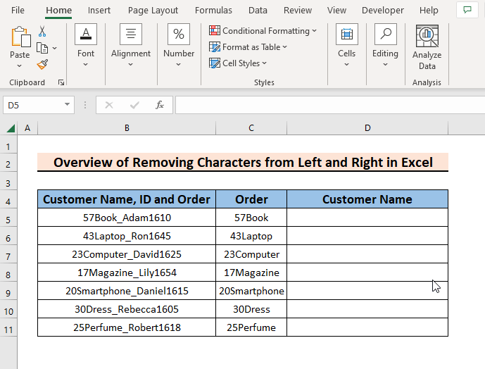 How To Remove Leading Characters In Excel