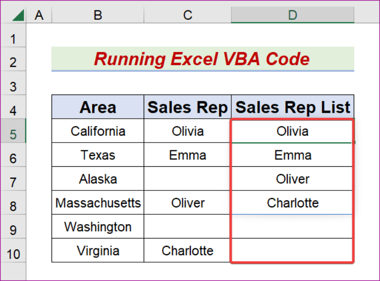 Return Non Blank Cells from a Range in Excel (3 Suitable Ways)