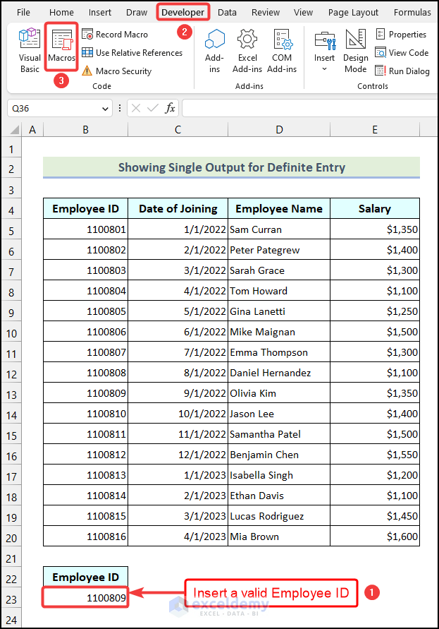 How to Use the Excel VBA VLookup Function with a Named Range 5 Examples