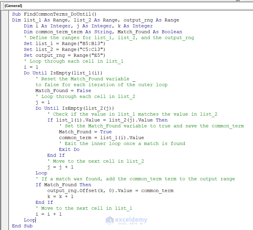 How to Use Excel VBA Nested For Loop (3 Examples)