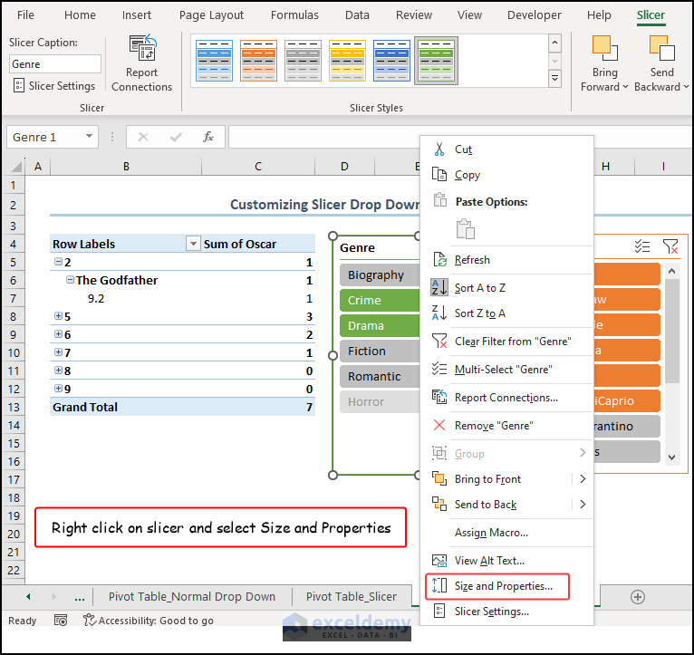 How to Create Slicer Drop Down in Excel (with Quick Steps)
