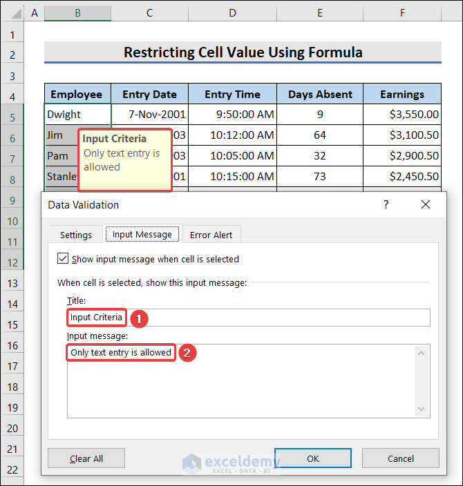 How to Limit Cell Value in Excel (7 Suitable Examples)