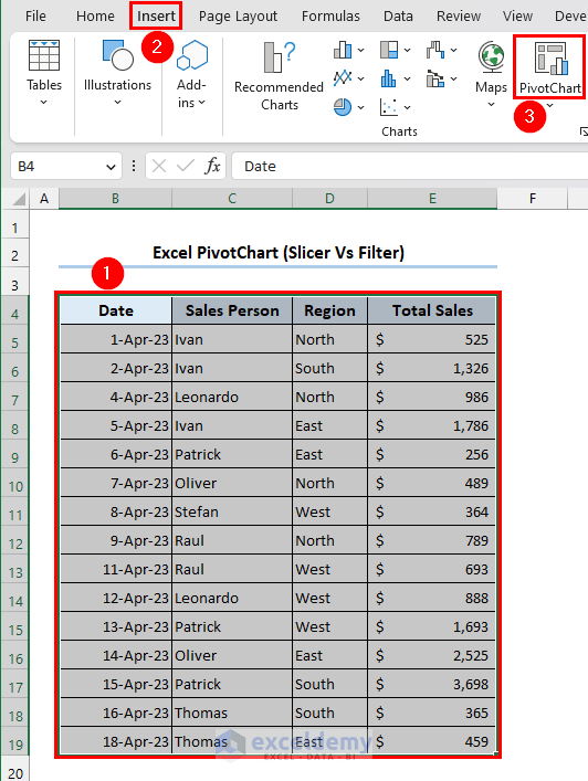 Excel Slicer Vs Filter & Differences) ExcelDemy