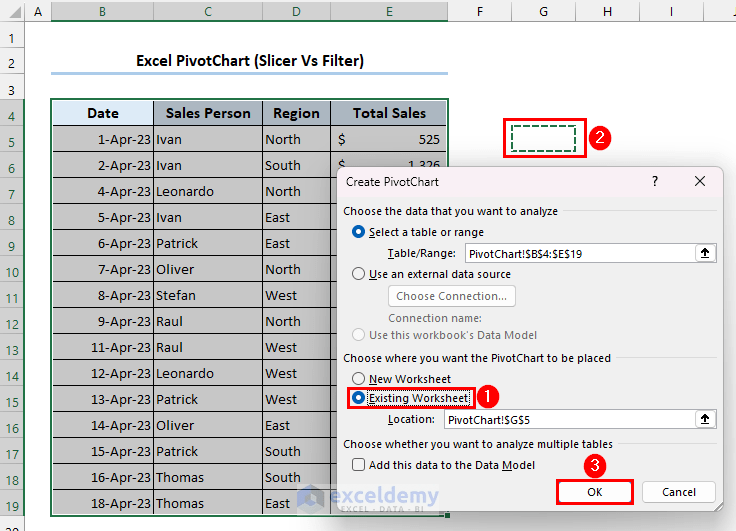 Excel Slicer Vs Filter & Differences) ExcelDemy