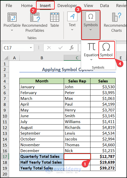 How to Insert the DoubleHeaded Arrow in Excel (4 Methods)