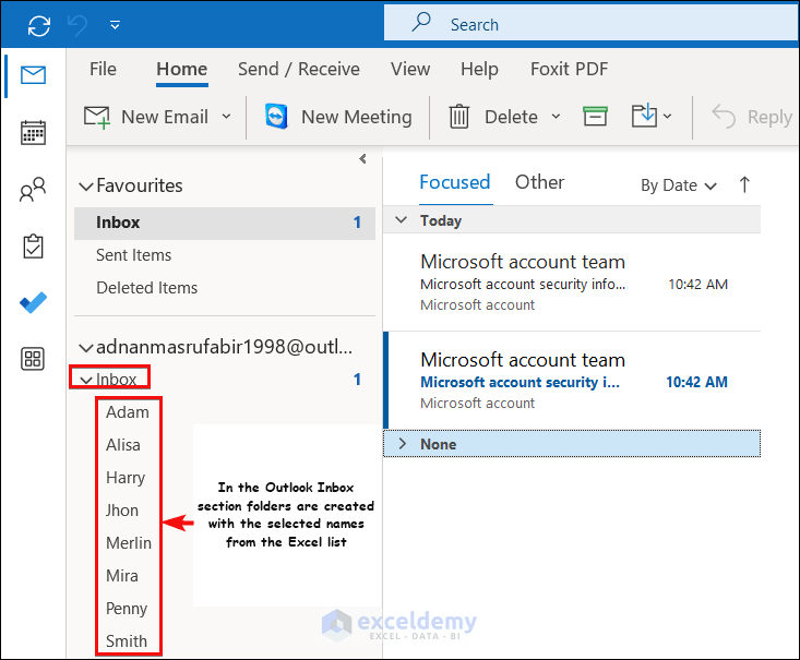 Create Outlook Folders from Excel List (StepbyStep Guide)