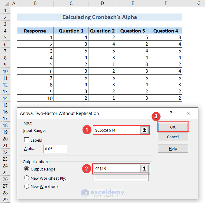 How to Calculate Alpha in Excel 4 Suitable Methods