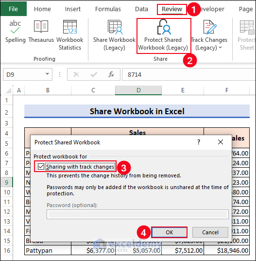 How to Share Workbook in Excel? Guideline) ExcelDemy