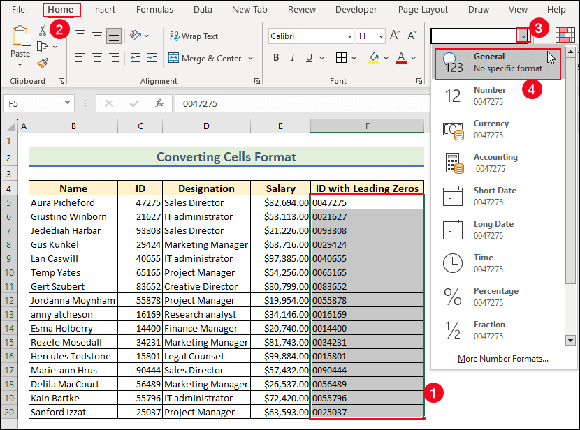 A Complete Guide on How to Pad Zeros in Excel? ExcelDemy