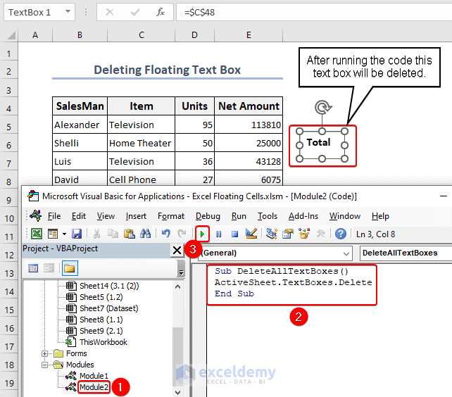 How to Create and Remove Floating Cells in Excel ExcelDemy