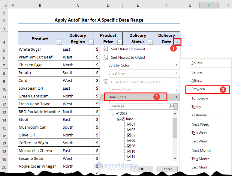 Excel AutoFilter A Complete Guide ExcelDemy