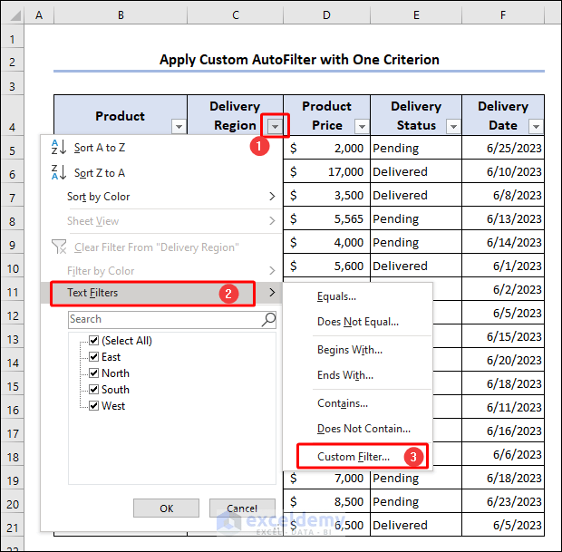 Excel AutoFilter A Complete Guide ExcelDemy