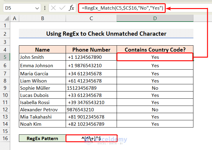 RegEx in Excel (For Matching, Extracting and Replacing)