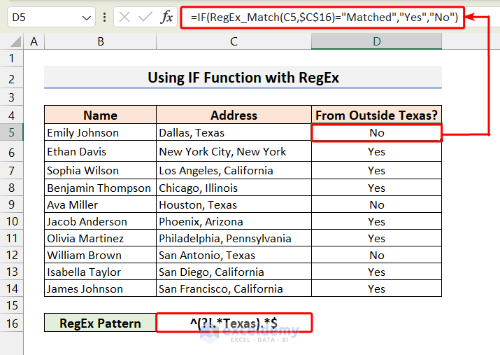 RegEx in Excel (For Matching, Extracting and Replacing)