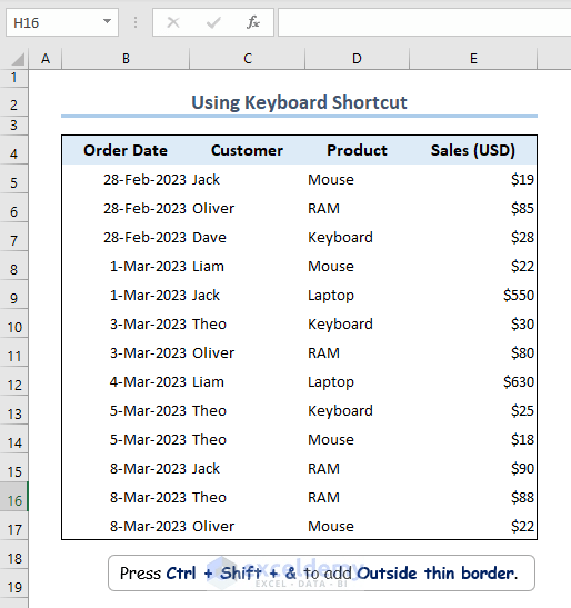 How to Add, Change and Format Cell Borders in Excel [Ultimate Guide