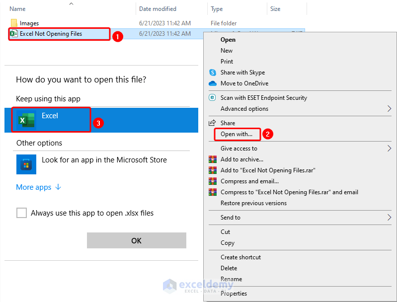 [Fixed!] Excel Is Not Opening Files (14 Solutions) ExcelDemy