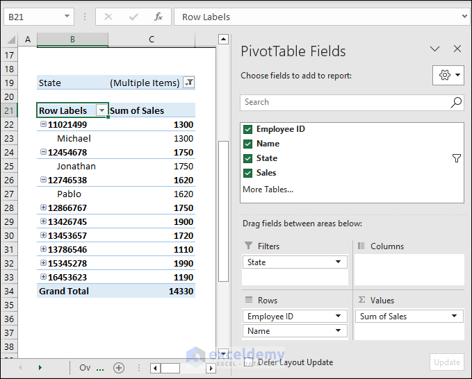 How to Create Dynamic Table in Excel 3 Quick Ways ExcelDemy
