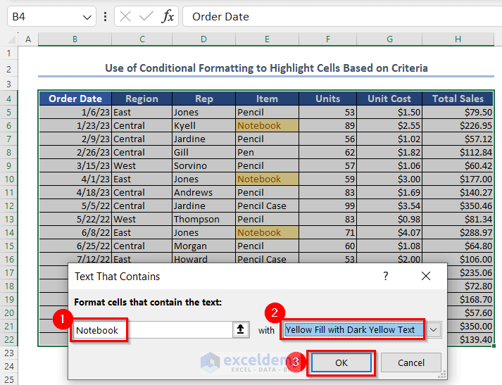 How to Highlight in Excel 6 Examples ExcelDemy