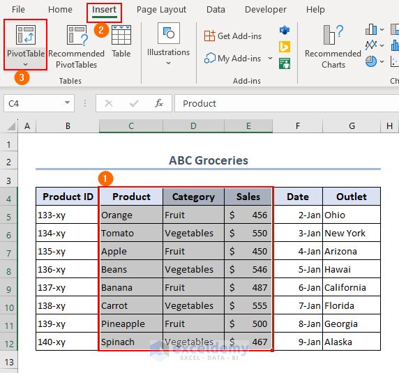 Using Excel VBA to Change the Pivot Table Source 2 Methods ExcelDemy