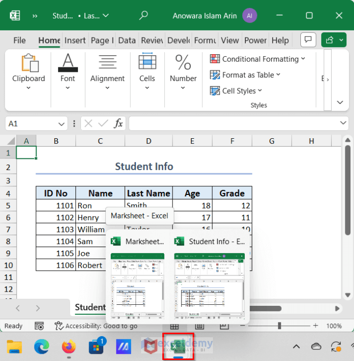 Excel Window A Guide ExcelDemy