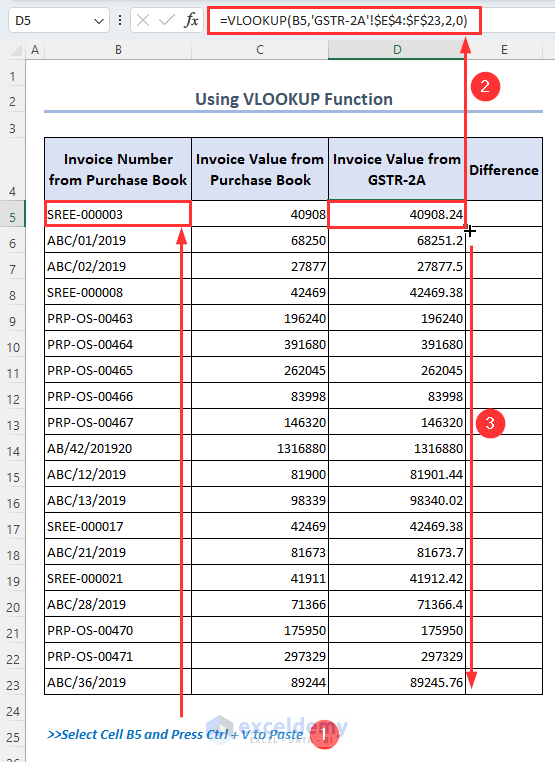 How to Do a GST Reconciliation in Excel (4 Methods) ExcelDemy
