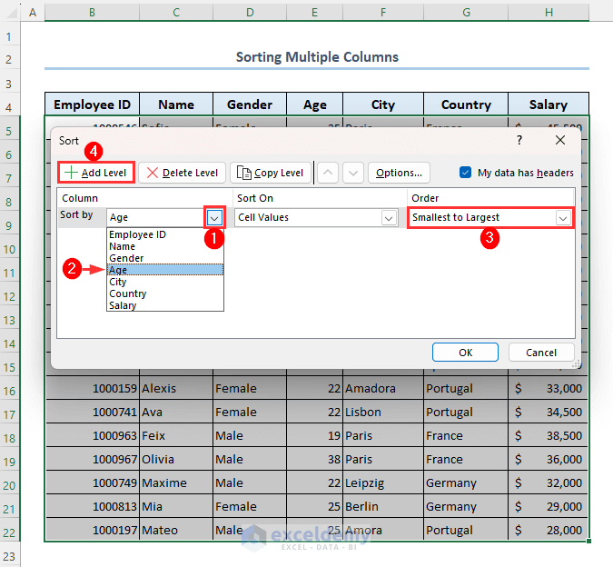 Organize Data in Excel A Complete Guide ExcelDemy