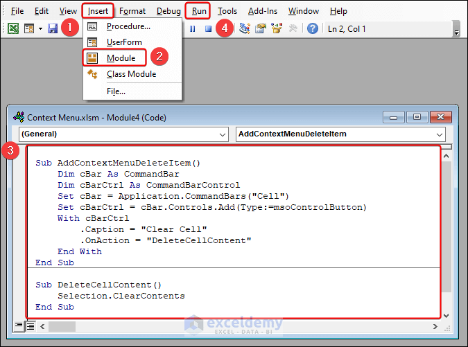 Context Menu in Excel (All Things to Know) ExcelDemy