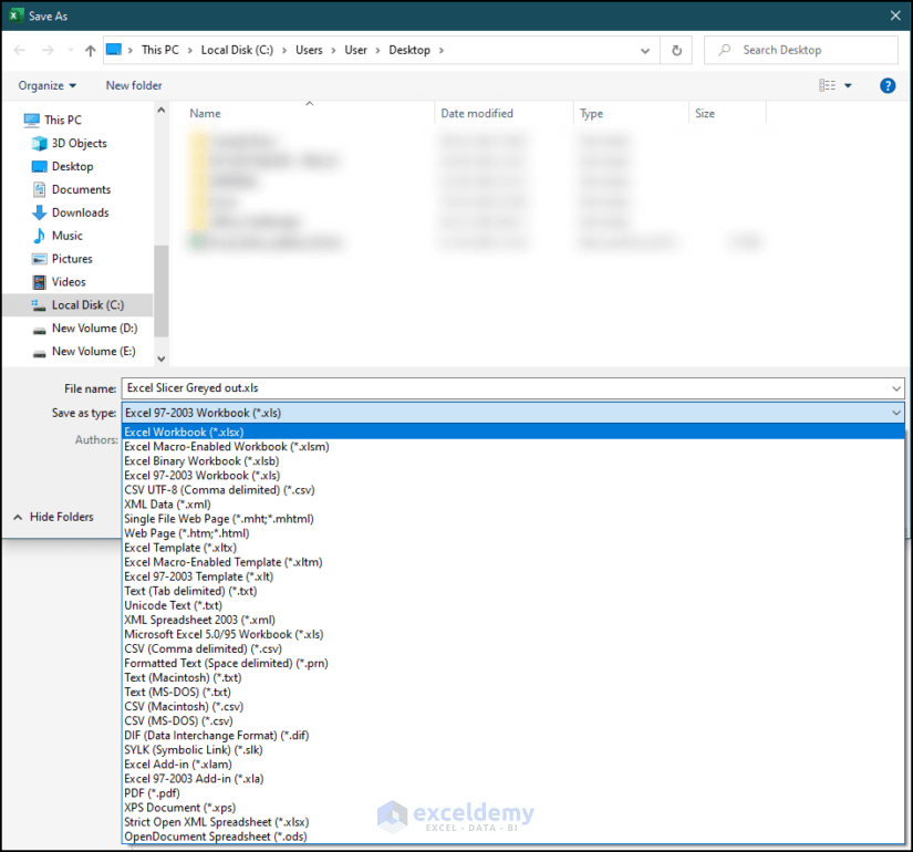 Excel Slicer Greyed Out 2 Methods ExcelDemy