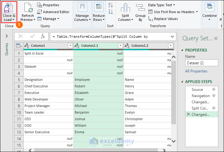 How to Split in Excel (Text, Numbers, Cells & Columns) - ExcelDemy