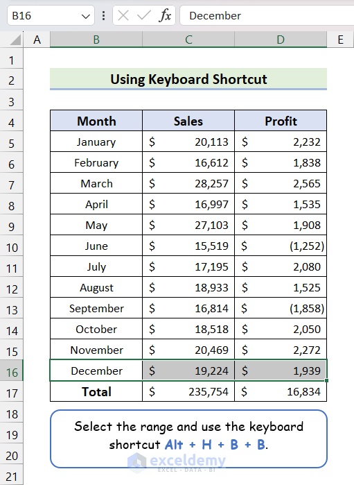 How to Apply Bottom Double Border in Excel (3 Easy Ways) ExcelDemy