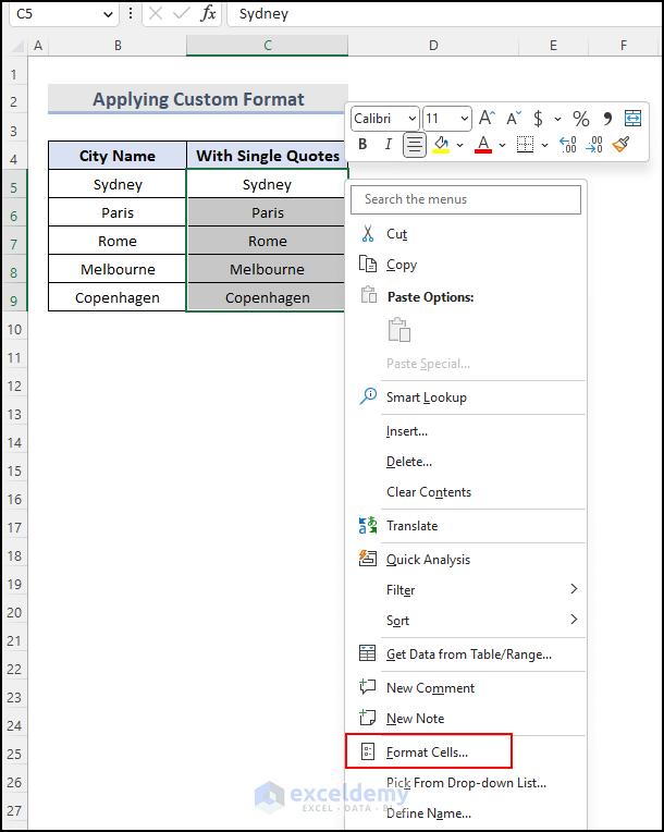 How to Add Quotes in Excel (Single and Double Quotes) ExcelDemy