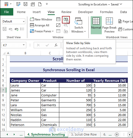 Scrolling in Excel (All Things You Need to Know) ExcelDemy