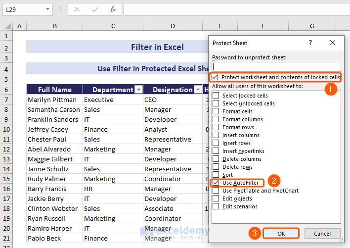 Guide to How to Add, Use and Remove Filter in Excel ExcelDemy