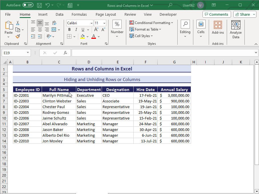Rows and Columns in Excel (All You Need to Know) ExcelDemy