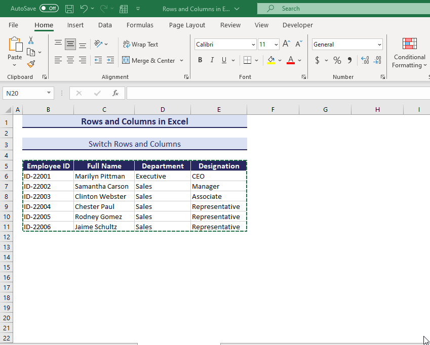 Rows and Columns in Excel (All You Need to Know) ExcelDemy
