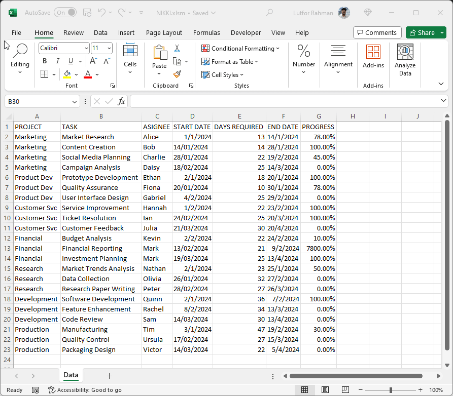 How to Auto Populate Date in Excel When Cell Is Updated (2 Methods