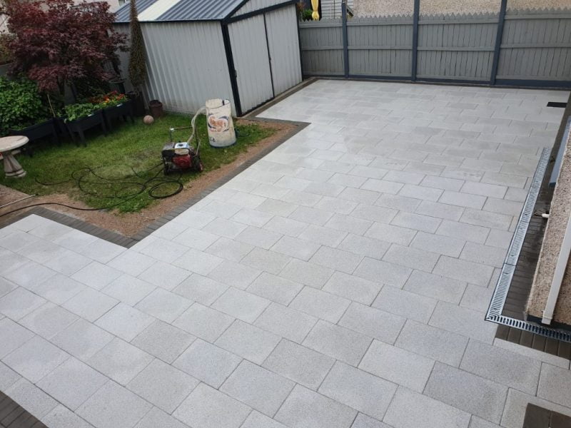Our skilled driveway installers can design and install patios, driveways and pathways. Granite Patio in Watergrasshill, Co. Cork - Excel Driveways