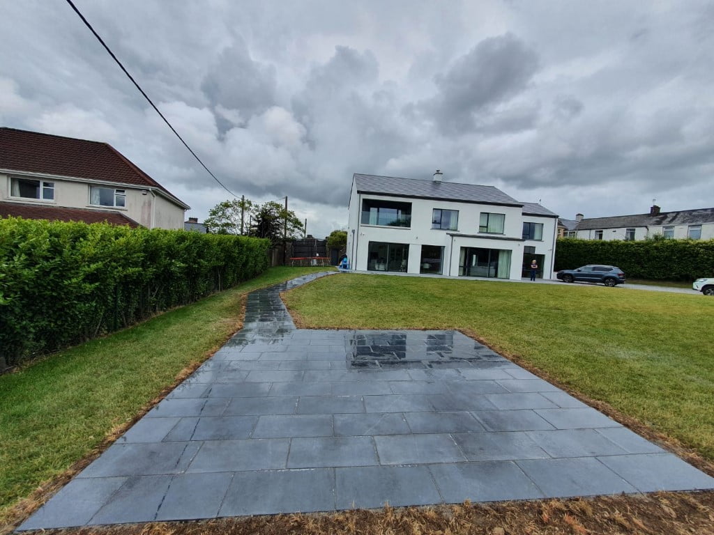 Limestone Patio in Glanmire, Cork Excel Driveways