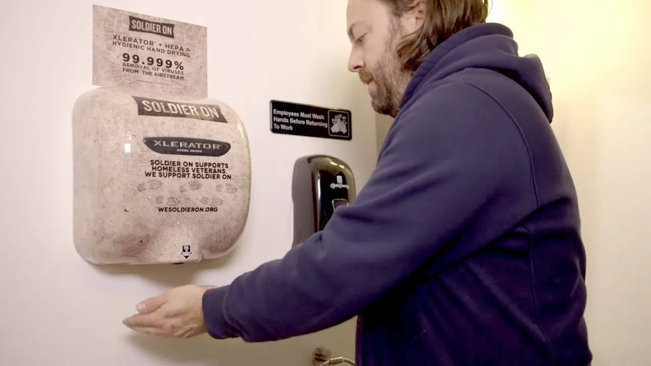 Excel Hand Dryer Touchless, American Made Commercial Hand Dryer