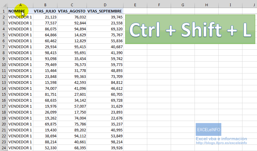 10 atajos de teclado en Excel para sorprender a tus compañeros EXCELeINFO
